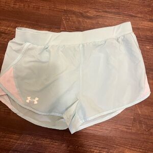 Under Armour Sky Blue Athletic Shorts.